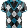 Men Official AFL Shirts< Fairway Golf Polo Shirt - Port Adelaide