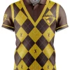 Men Official AFL Shirts< Fairway Golf Polo Shirt - Hawthorn