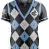 Men Official AFL Shirts< Fairway Golf Polo Shirt - Carlton Blues