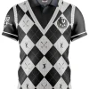 Men Official AFL Shirts< Fairway Golf Polo Shirt - Collingwood Magpies