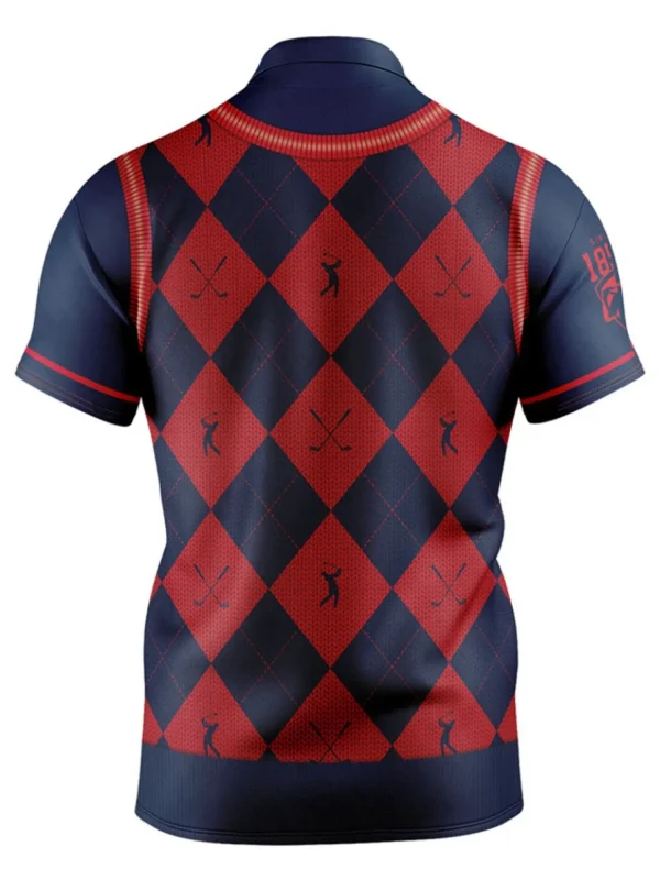 Men Official AFL Shirts< Fairway Golf Polo Shirt - Melbourne Demons