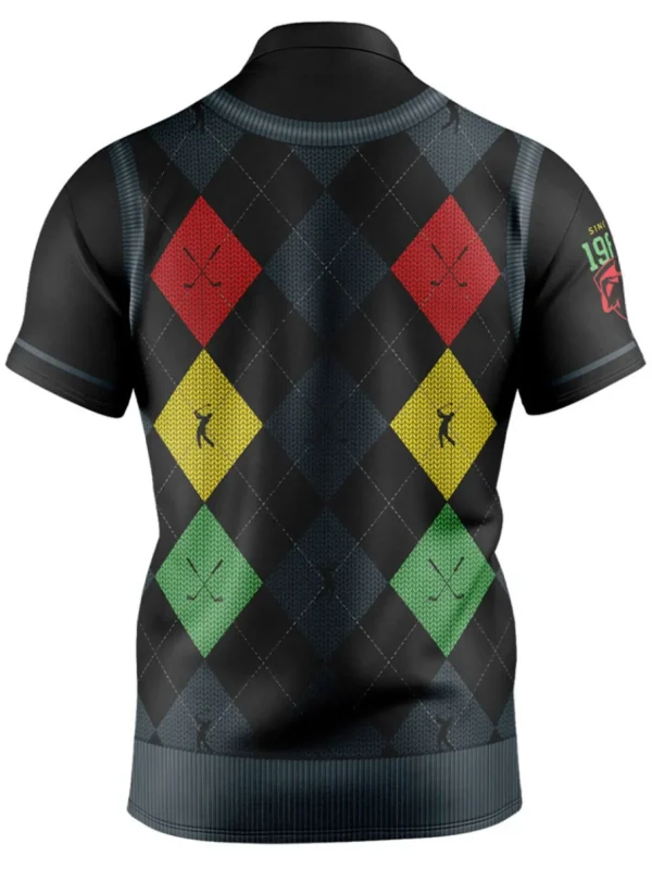 Men NRL Shirts<Official Fairway Golf Polo Shirt - Penrith Panthers