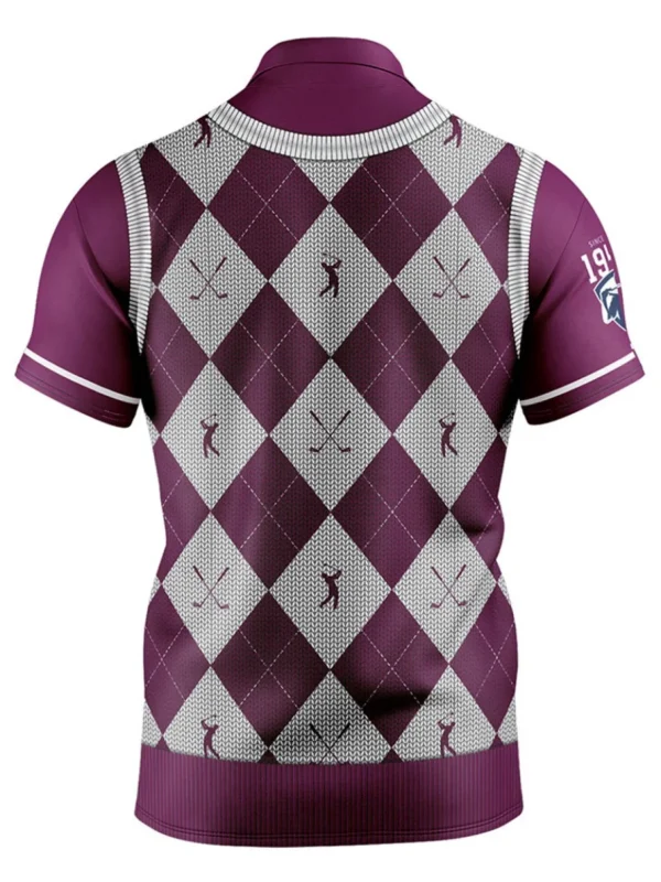 Men NRL Shirts<Official Fairway Golf Polo Shirt - Manly Sea Eagles