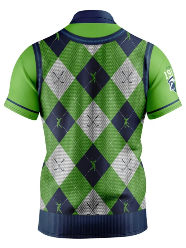 Men NRL Shirts<Official Fairway Golf Polo Shirt - Canberra Raiders