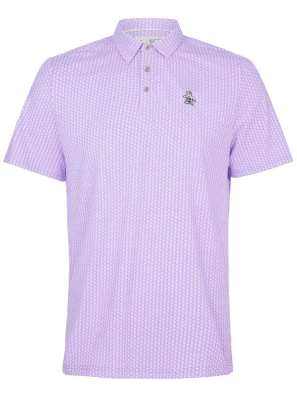 Men Original Penguin Shirts< All-Over Pete Print Golf Polo - Lavender