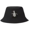 Original Penguin Hats< Golf Railroad Stripe Reversible Bucket Hat