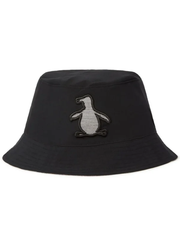 Original Penguin Hats< Golf Railroad Stripe Reversible Bucket Hat