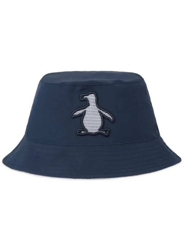 Original Penguin Hats< Golf Railroad Stripe Reversible Bucket Hat