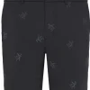 Men Original Penguin Shorts< Pete Embroidered Golf Shorts - Caviar