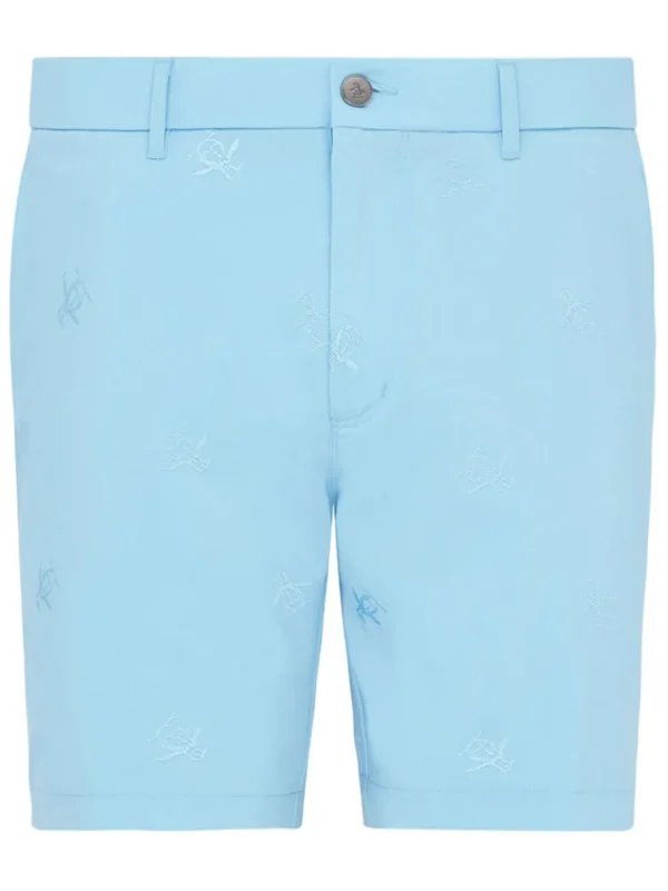 Men Original Penguin Shorts< Pete Embroidered Golf Shorts - Aquarius