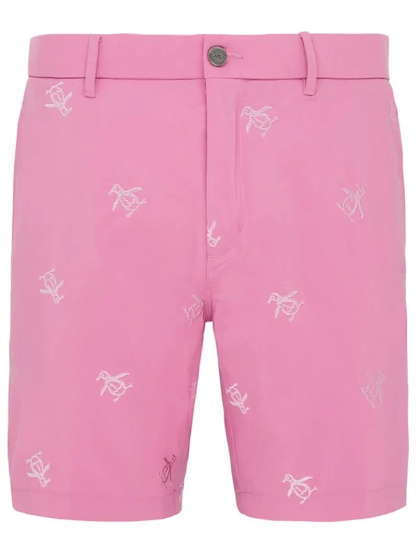 Men Original Penguin Shorts< Pete Embroidered Golf Shorts - Rose Bouquet