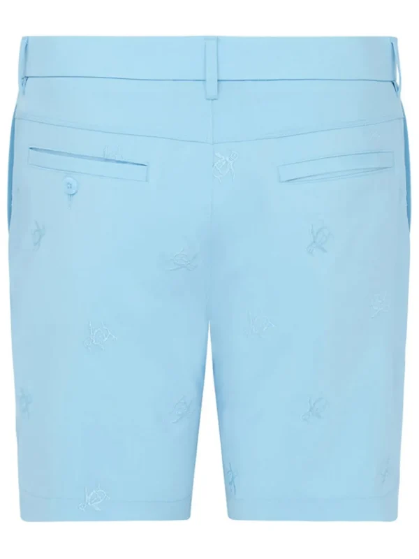 Men Original Penguin Shorts< Pete Embroidered Golf Shorts - Aquarius