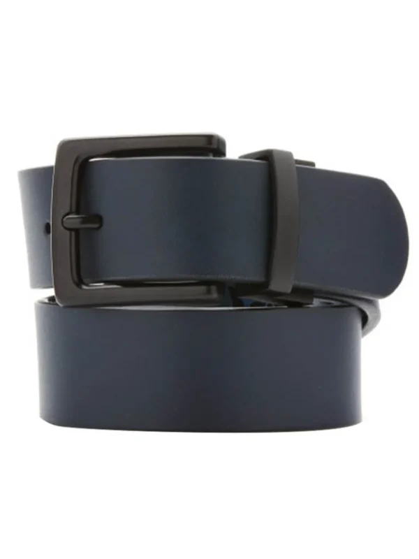 Original Penguin Belts< Reversible All Over Pete Printed Belt - Black Iris