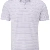 Men PING Shirts< Alexander Tailored Fit Polo - White/Violet