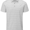 Men PING Shirts< Alexander Tailored Fit Polo - White/Griffin