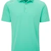 Men PING Shirts< Lindum Tailored Fit Polo - Aquarius