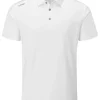 Men PING Shirts< Lindum Tailored Fit Polo - White