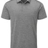 Men PING Shirts< Lindum Tailored Fit Polo - Charcoal Marl