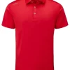 Men PING Shirts< Lindum Tailored Fit Polo - Rich Red