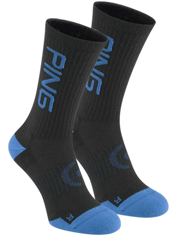 PING Socks< Logo Sock 2-Pair Pack - Navy Multi