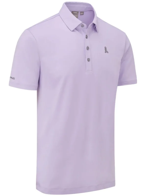 Men PING Shirts< Mr Tailored Fit Polo - Cool Lilac