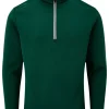 Men PING Jumpers< Ramsey 1/2 Zip Ribbed Fleece - Pine