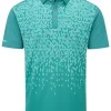 Men PING Shirts< Ratio Tailored Fit Polo - Everglade Multi