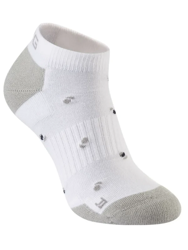 PING Socks< Sensorcool Split Ball No Show 2 Pack Socks - White/Navy Multi