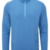 Men PING Jumpers< Sensorwarm Edwin Half Zip - Danube