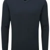 Men PING Jumpers< Sensorwarm Sullivan V-Neck Sweater - Navy