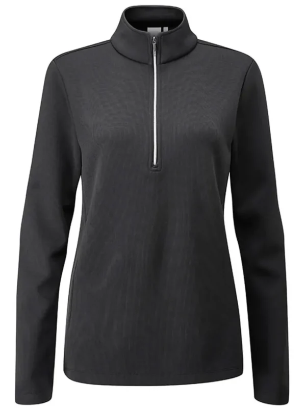 Women PING Jumpers< Women'S Lyla Half Zip Fleece - Black