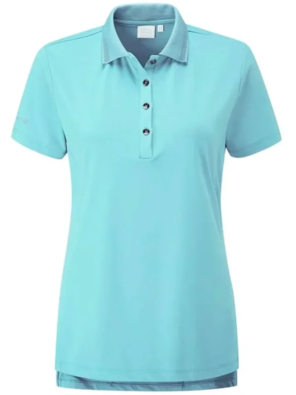 Women PING Shirts< Women'S Sedona Polo - Sky Blue