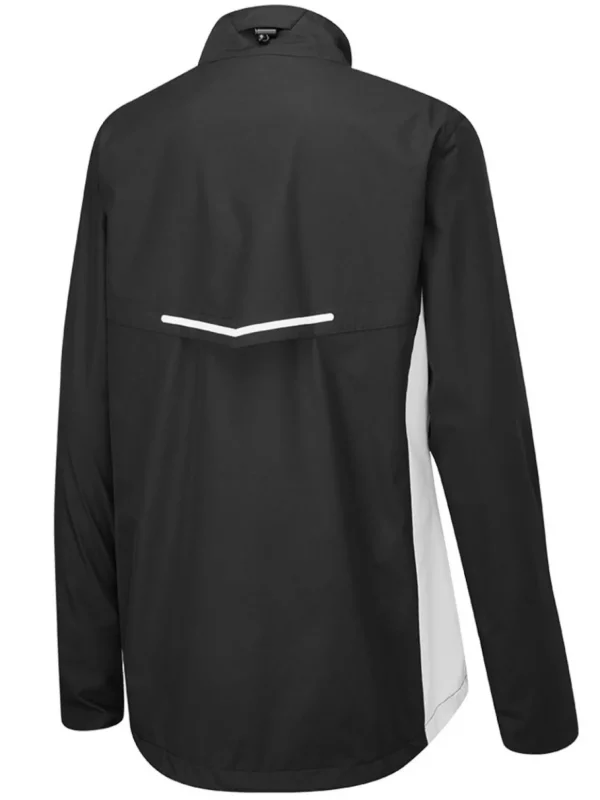 Women PING Wind & Rain Wear< Women'S Sensordry Jayda Waterproof Jacket - Black/White