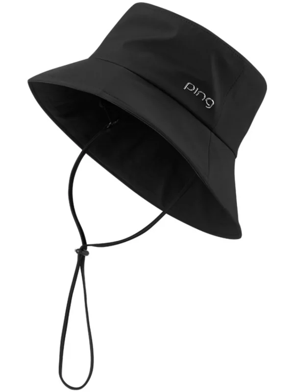 PING Hats< Women'S Sensordry Waterproof Bucket Hat - Black