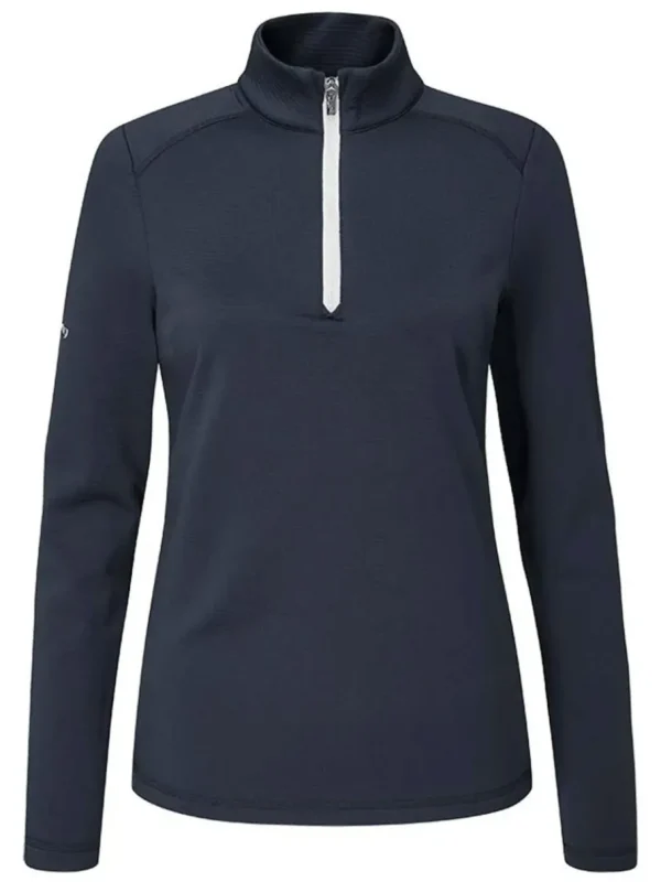 Women PING Jumpers< Women'S Sonya Half Zip Fleece - Navy