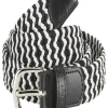 PING Belts< Women'S Stretch Webbing Golf Belt - Black/White