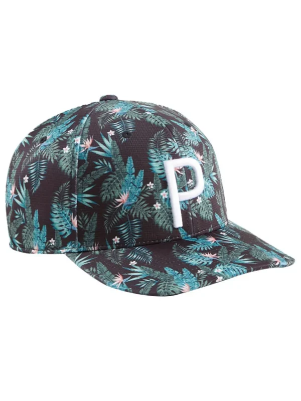 Puma Caps< Aloha P Cap - Black/Eucalyptus