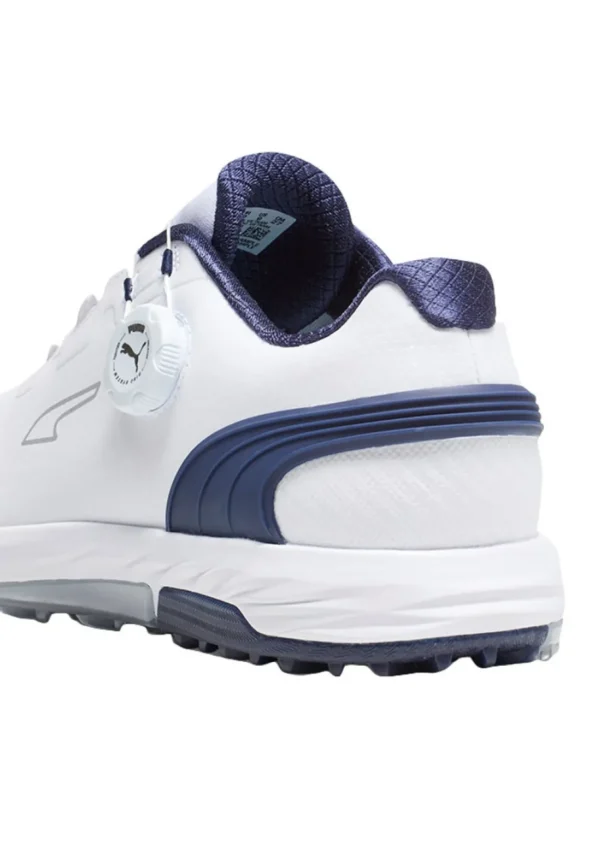 Men Puma Mens Golf Shoes< Alphacat Nitro Disc Golf Shoes - White/ Navy/Ash Grey