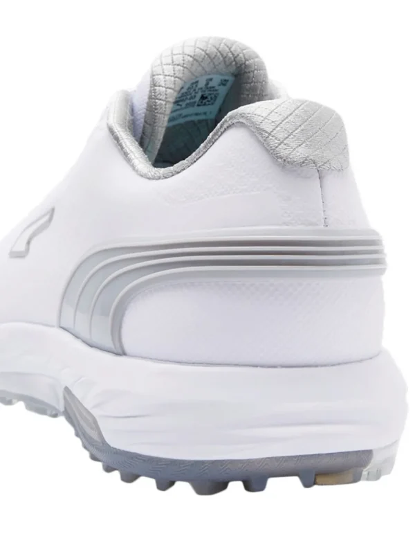 Men Puma Mens Golf Shoes< Alphacat Nitro Golf Shoes - White/Flat Light Grey/ Silver