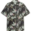 Men Puma Shirts< Cloudspun Aloha Polo - Black/Eucalyptus