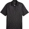 Men Puma Shirts< Cloudspun Echo Golf Polo - Black