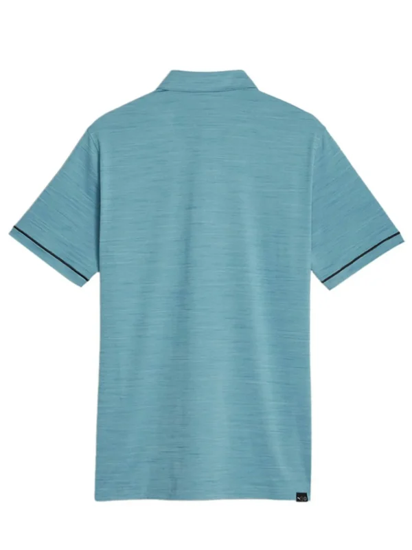 Men Puma Shirts< Cloudspun Haystack Golf Polo - Bold Blue Heather