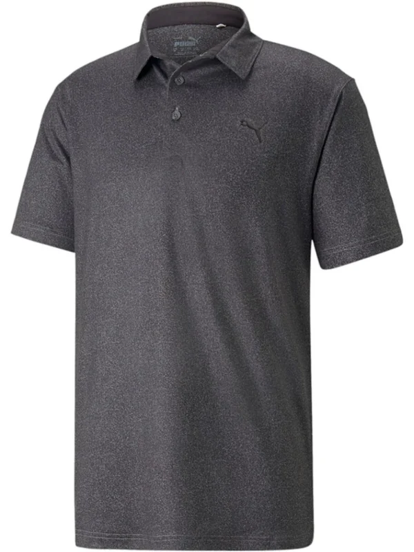 Men Puma Shirts< Cloudspun Primary Golf Polo - Black