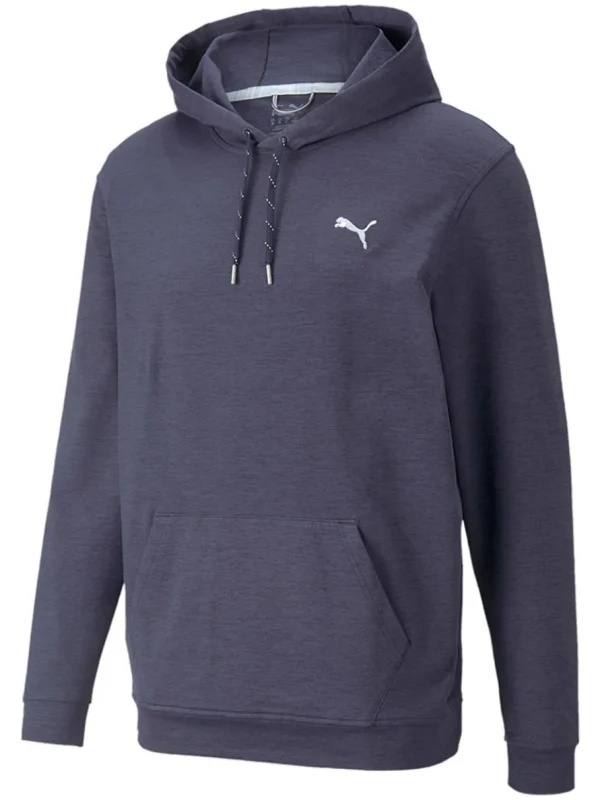 Men Puma Jumpers< Cloudspun Progress Golf Hoodie - Navy Blazer Heather