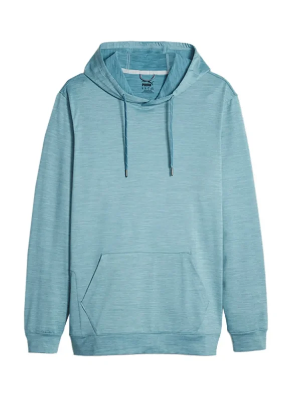 Men Puma Jumpers< Cloudspun Progress Golf Hoodie - Bold Blue Heather