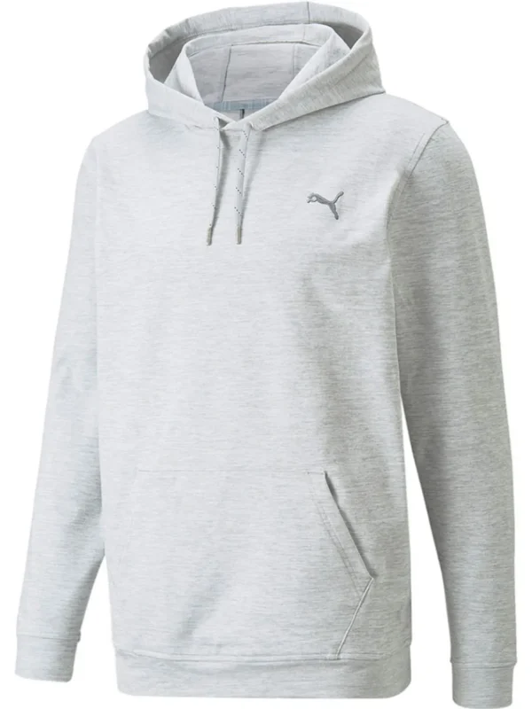 Men Puma Jumpers< Cloudspun Progress Golf Hoodie - High Rise Heather