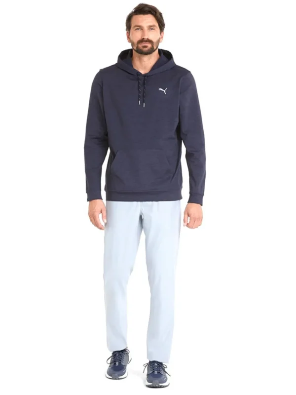 Men Puma Jumpers< Cloudspun Progress Golf Hoodie - Navy Blazer Heather