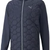 Men Puma Jumpers< Cloudspun Wrmlbl Jacket - Navy Blazer