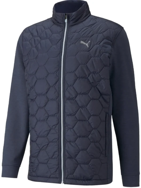 Men Puma Jumpers< Cloudspun Wrmlbl Jacket - Navy Blazer