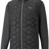 Men Puma Jumpers< Cloundspun Wrmlbl Jacket - Black